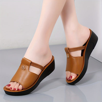 SoleVita™ – Elegante Damen Sandalen mit Komfort Plateau
