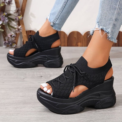 Solevista™ – Elegante Damen Plateau Sandalen mit Orthopädischer Komfortsohle