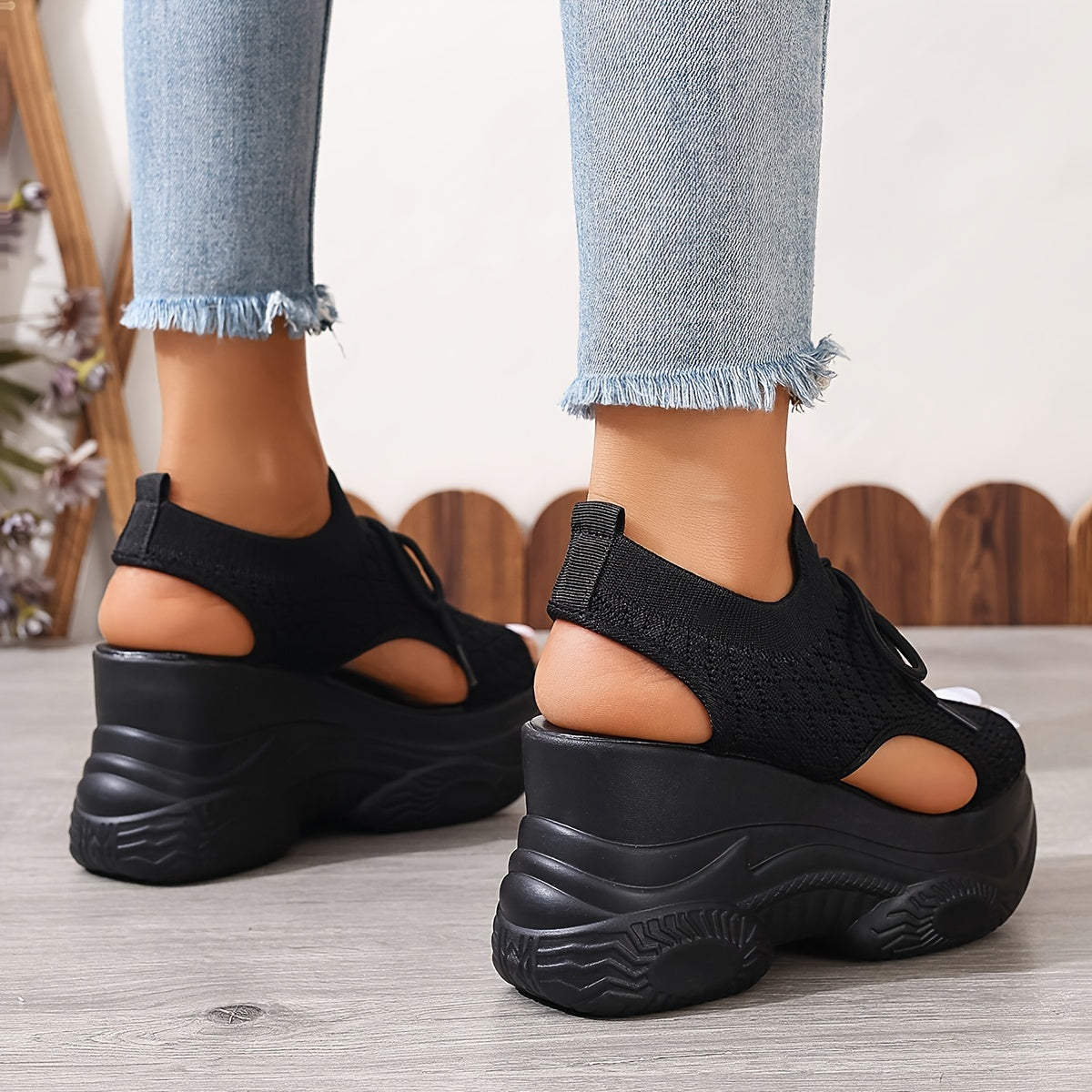 Solevista™ – Elegante Damen Plateau Sandalen mit Orthopädischer Komfortsohle