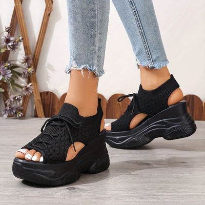 Solevista™ – Elegante Damen Plateau Sandalen mit Orthopädischer Komfortsohle
