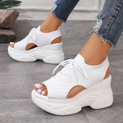 Solevista™ – Elegante Damen Plateau Sandalen mit Orthopädischer Komfortsohle