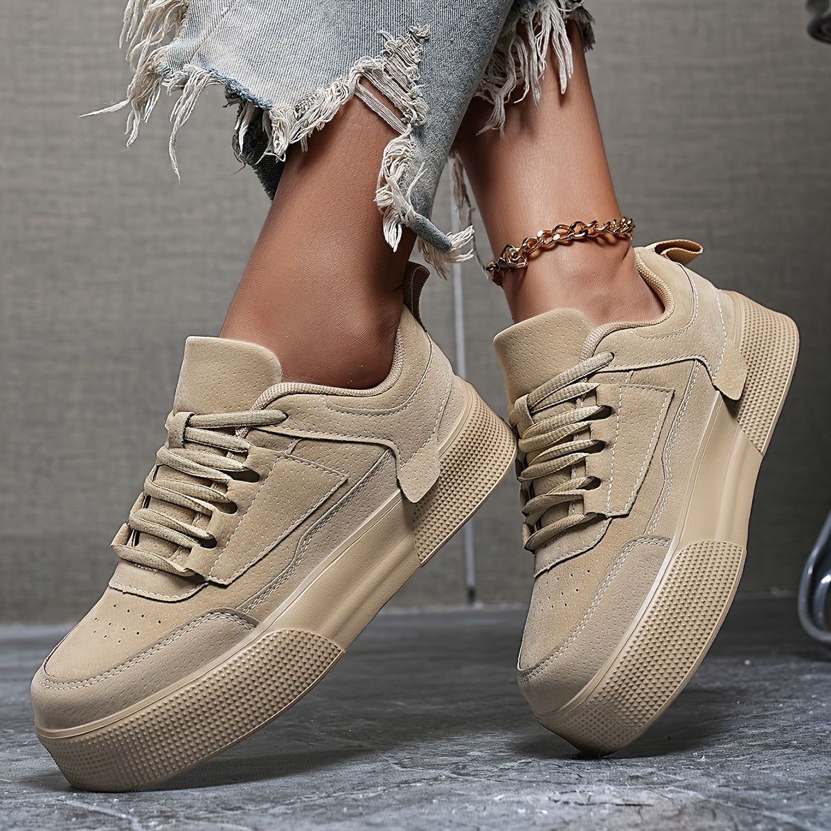 StyleVibe™ – Trendige Low Top Damen Sneaker für ultimativen Komfort