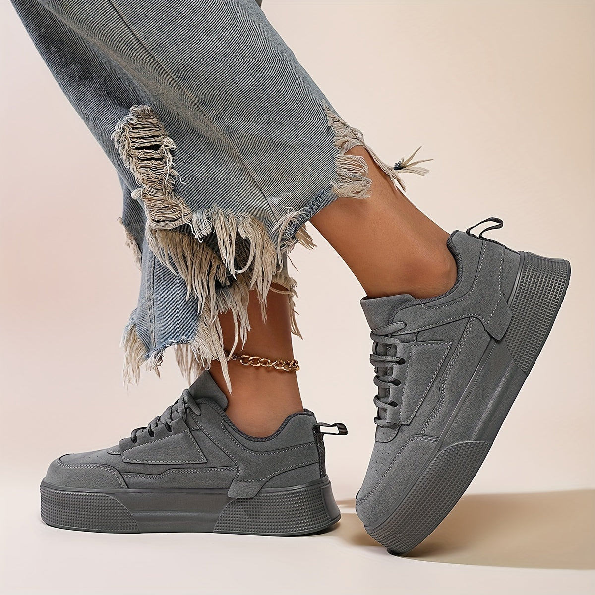 StyleVibe™ – Trendige Low Top Damen Sneaker für ultimativen Komfort