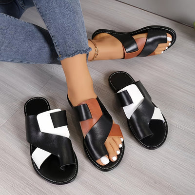 SummerEase™ – Stilvolle Damen Sandalen aus weichem Kunstleder
