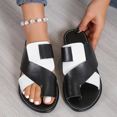 SummerEase™ – Stilvolle Damen Sandalen aus weichem Kunstleder