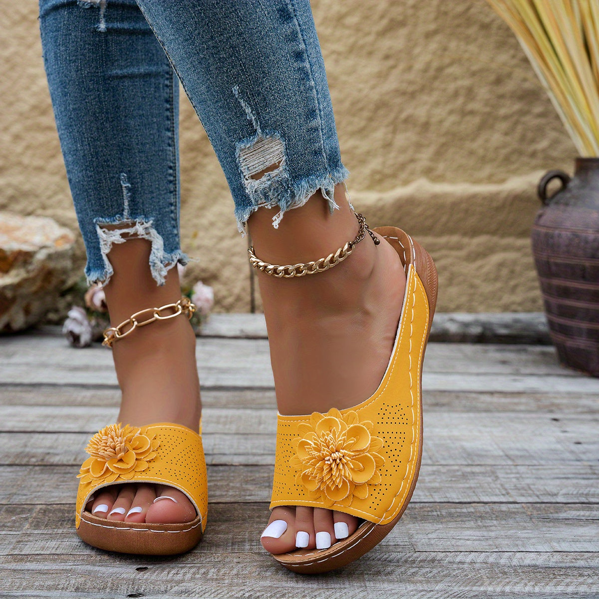 VegaSlide™ – Bequeme Damen Slide-Sandalen mit orthopädischem Komfort