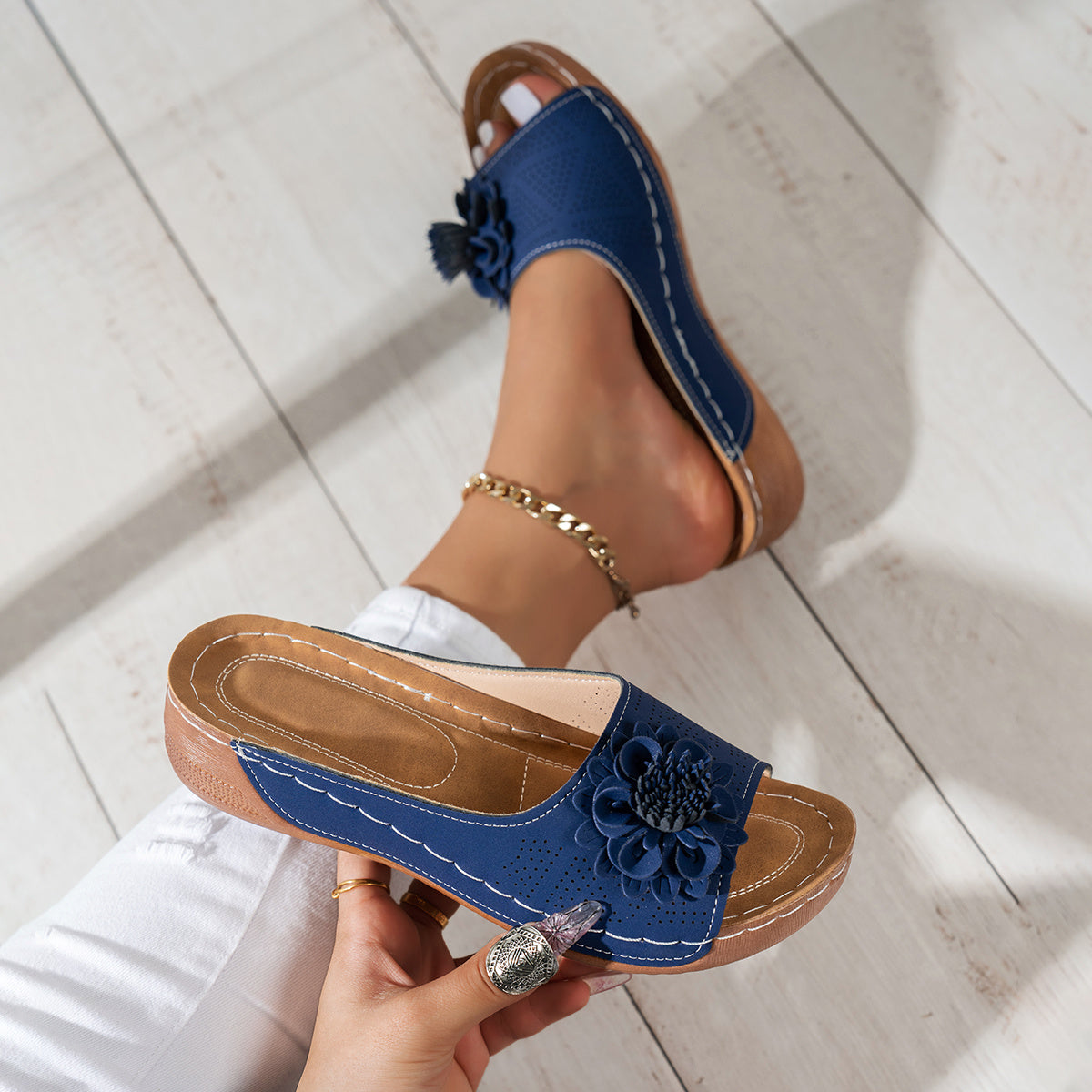 VegaSlide™ – Bequeme Damen Slide-Sandalen mit orthopädischem Komfort