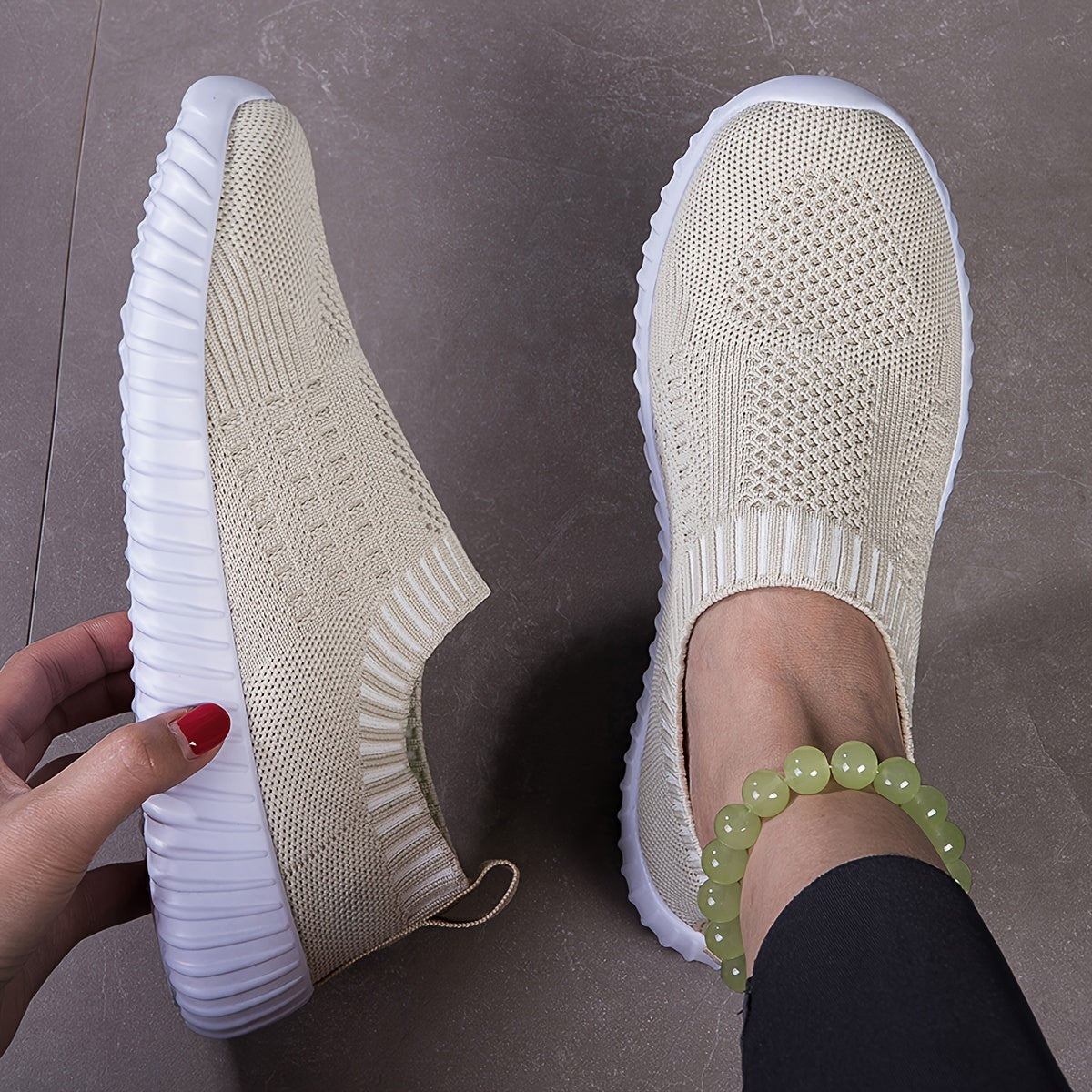 VitaFlex™ – Bequeme Slip-On Damen Sneaker mit Atmungsaktivem Design
