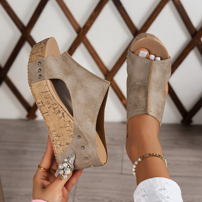 VitaLift™ – Elegante Damen Plateau Keilsandalen
