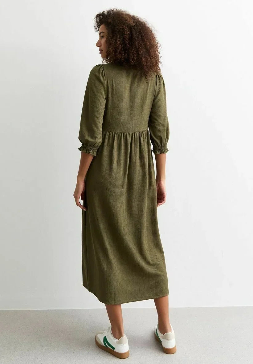 AGNES - Maxikleid - khaki