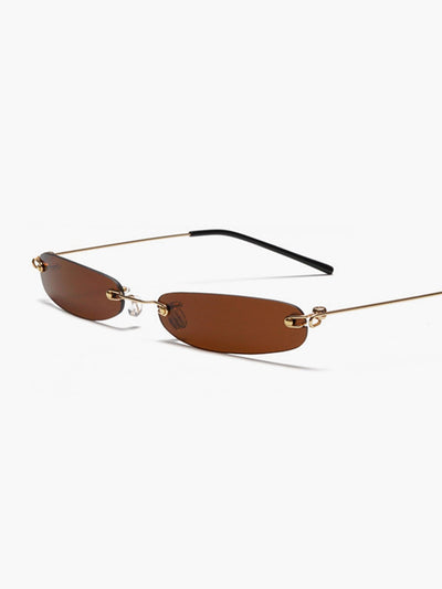 Ava | Minimalistische Randlose Sonnenbrille