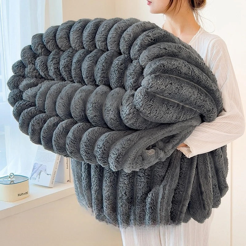 50% RABATT | FluffyWrap™ | Kuschelige Bettlakenabdeckung Plüschdecke