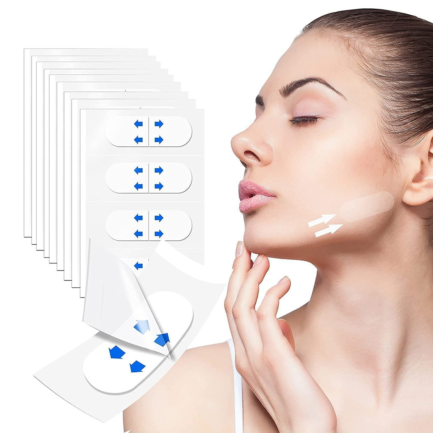 (40+20 Gratis) | MagicFaceLift™ - Unsichtbares & wasserdichtes Makeup Lifting Tape